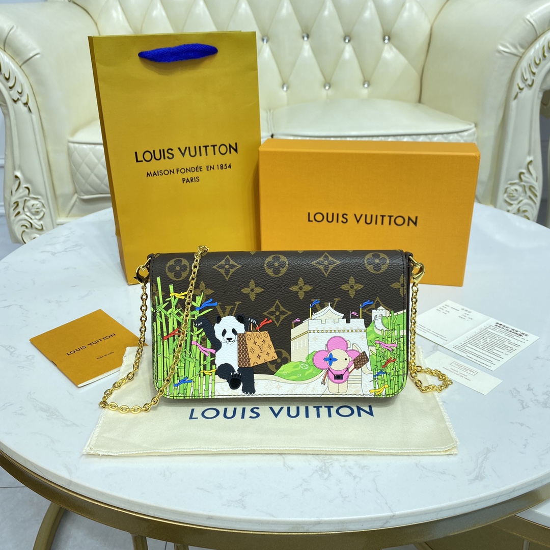 Louis Vuitton FELICIE POCHETTE Handbag Monogram M80992 